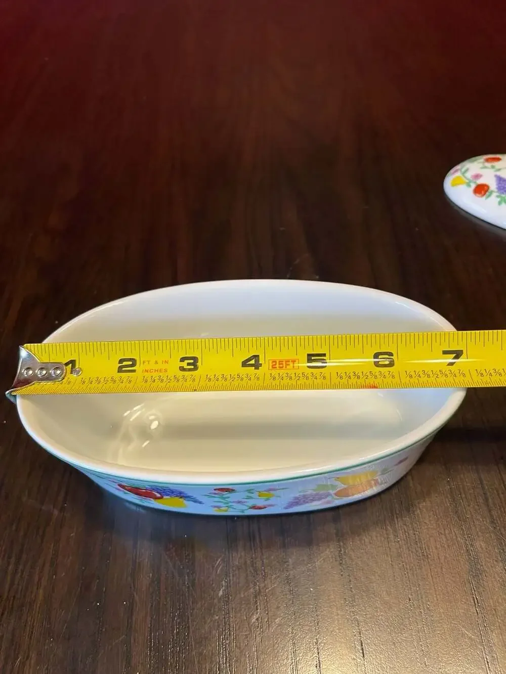 Cook Street Fruit Design Butter Boat Covered Dish